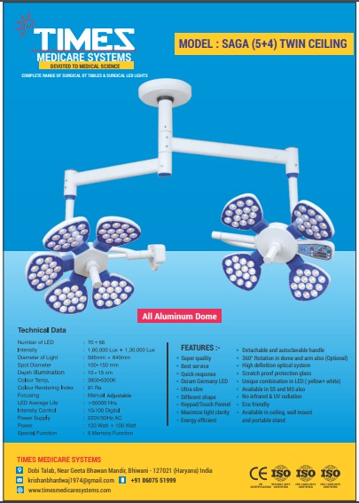 MODEL : SAGA (5+4) TWIN CEILING